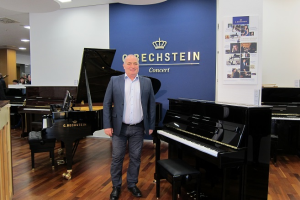Valentin Mavrev owner of piano shop Melody.