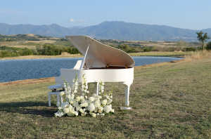 A new grand piano for rent for your event, no matter where you have chosen to hold it.